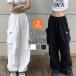 [2 point . buy .400 jpy OFF] cargo pants lady's military pants cargo lady's pants dance costume casual waist rubber beautiful Silhouette easy 