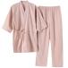 YOUR LOVE lady's ... summer kimono plain Samue jinbei lady's yukata set woman pyjamas ... weave 2 point set yukata (X