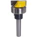 Wolfride trimmer bit cleaning bottom router bit 6.35mm carbide blade router bit f rice cutter guide pairing attaching electro- 