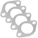 4 piece muffler gasket high precision high endurance engine cover turbo gasket exhaust gasket turbo gasket made of stainless steel modification was done exhaust 