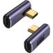 A-Flat L USB C Ѵץ 40Gbps 100W 5A ® 8K 2ĥå