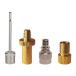 YFFSFDC valve(bulb) adaptor 4 pcs set . type / rice type / britain type conversion bicycle valve(bulb) conversion adaptor bicycle for air pump pump parts valve(bulb) converter ball for 