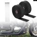  параллель импортные товары 5M X 2.5CM muffler .. лента мотоцикл стакан волокно .. лента кабельная стяжка черный 2 шт 