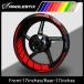 параллель импортные товары Yamaha Honda Suzuki KAWASAKI BMW KTM Triumph отражающий тип мотоцикл колесо стикер ступица обод полоса переводная картинка 17 дюймовый 