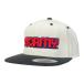 �L���b�v STORMY �X�g�[�~�[ Logo Embroidery 3D SnapBack CAP Natural/Black �X�i�b�v�o�b�N �X�q �����Y ���f�B�[�X
