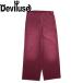  брюки Deviluse De Ville Youth Work Pants Burgundy fw26035 рабочие брюки низ мужской 