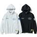  время ограничено 20%OFF! Parker Russell×Gary YAMAMOTO russell Gary Yamamoto Multi Logo Dri-Power Hoodie Sweat Ash Blackf-ti тренировочный ограничение мужской 