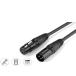 XLR�P�[�u�� DMX�P�[�u�� 3pin 5m �}�C�N�P�[�u�� XLR�I�X ���X ���� �Ɩ� �L���m���P�[�u�� �v���O 1�{ �֘A�摜3
