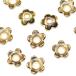  цветок бисер колпак детали золотой цвет Gold цвет 6mm CCB производства пластик материалы 10ko ввод CT161