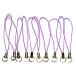  accessory parts metal fittings strap metal fittings purple silver 2 -ply can type 10 pcs insertion . service pack 