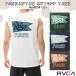 24 SS RVCA Roo ka майка безрукавка cut off порез ... нет tops без рукавов серфинг морской спорт мужской 2024 год весна лето BE041351 Япония стандартный товар 