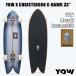 YOW SURF SKATEyau скейтборд YOW X CHRISTENSON C-HAWK 33~kli stain son Surf skate Carving skate серфинг 33 дюймовый Япония стандартный товар 