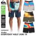 26SS QUIKSILVER Quick Silver спортивные шорты EVERYDAY HALF JAM 19 купальный костюм низ Logo серфинг море хлеб мужской 2026 год весна лето EQYBS04929 Япония стандартный товар 