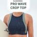 24 ROXY Roxy swimsuit PRO WAVE CROP TOP swim wear top only cropped pants height pad attaching surfing lady's ERJX305256 Japan regular goods 