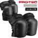 PRO-TEC Pro Tec протектор KNEE &amp; ELBOW PADS BLACK PADS колено патрубок накладка черный 2 позиций комплект колено локоть скейтборд защита Япония стандартный товар 