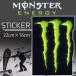 MONSTER ENERGY �����X�^�[�G�i�W�[ STICKER E-1 �v�����g�X�e�b�J�[ �V�[�� ���S�X�e�b�J�[ ��22cm�~��16cm ���{���K�i