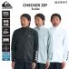 26SS QUIKSILVER Rush Guard CHECKER ZIP длинный рукав Zip серфинг мужской 2026 год весна лето QLY261011 Япония стандартный товар 