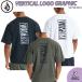 26 SS VOLCOM Volcom Rush Guard футболка VERTICAL LOGO GRAPHIC короткий рукав море морская вода . серфинг мужской 2026 год весна лето VLY261016 Япония стандартный товар 