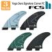 26 FCS2 �t�B�� ���S�E�h�� �V�O�l�`���[���f�� �J�[�o�[ Yago Dora Carver PC Tri Fins �g���C�t�B�� �p�t�H�[�}���X�R�A �T�[�t�{�[�h ���{���K�i