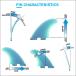 26 FCS2 �t�B�� ���S�E�h�� �V�O�l�`���[���f�� �J�[�o�[ Yago Dora Carver PC Tri Fins �g���C�t�B�� �p�t�H�[�}���X�R�A �T�[�t�{�[�h ���{���K�i �֘A�摜5