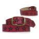 [BRACKNEY LEATHER WORKS] America производства type вдавлено кожаный ремень BELT one Star рисунок красный 5307 21028