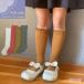  носки Kids носки гольфы девочка модный оборка ребенок симпатичный одноцветный белый розовый детский сад уход за детьми . зима сочный ребра 13-18cm.. пачка 6 пункт до возможно 