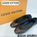 [ возвращенный товар OK]LOUIS VUITTON Louis Vuitton монограмма Joy линия MSC0280 плоская обувь туфли-лодочки лента балетки 36 23cm[D20251201mi]