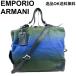 [ возвращенный товар OK]EMPORIO ARMANI Emporio Armani сумка "Boston bag" сумка на плечо шерсть зима предмет оттенок зеленого [D467901276905mi2606]