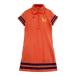 LE COQ GOLF Le Coq Golf короткий рукав One-piece orange серия L Golf одежда женский 