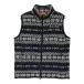 BEAMS GOLF Beams Golf с изнанки флис лучший nordic рисунок оттенок черного M Golf одежда женский 