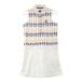 ADMIRAL Admiral безрукавка Polo One-piece cocos nucifera. дерево рисунок оттенок белого M Golf одежда женский 
