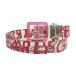 [ новый товар ]PEARLY GATES Pearly Gates 2023 год 3182513 прозрачный ремень kala Full color Logo розовый серия FR Golf одежда 