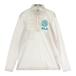 FILA GOLF filler Golf половина Zip футболка с длинным рукавом оттенок белого M Golf одежда мужской 