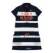 LE COQ GOLF Le Coq Golf короткий рукав One-piece Logo вышивка окантовка рисунок темно-синий серия L Golf одежда женский 