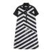 ST ANDREWS цент Andrew s короткий рукав Polo One-piece оттенок черного S Golf одежда женский 