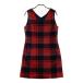 [ новый товар ]rienda suelta rienda s L ta шерсть . безрукавка One-piece в клетку оттенок красного S Golf одежда женский 