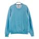 WAACwak тепловое хранение подкладка длинный рукав вязаный свитер оттенок голубого 3 Golf одежда мужской 