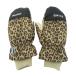 PEARLY GATES Pearly Gates 2022 год модели рукавица с изнанки флис Leopard рисунок оттенок бежевого FR Golf одежда 