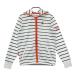 LECOQ GOLF Le Coq Golf Zip Parker жакет окантовка рисунок оттенок белого M Golf одежда женский 