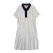 BEAMS GOLF Beams Golf 2024 год модели половина Zip короткий рукав One-piece оттенок белого L Golf одежда женский 