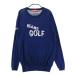 BEAMS GOLF Beams Golf тонкий вязаный свитер темно-синий серия L Golf одежда женский 