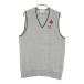 JACK BUNNY Jack ba колено 262-6273951 шерсть .V шея вязаный лучший серый серия 6 Golf одежда мужской 
