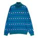 LE COQ GOLF Le Coq Golf ta-toru вязаный свитер оттенок голубого L Golf одежда мужской 