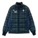 BEAMS GOLF Beams Golf 2WAY пуховик в клетку оттенок зеленого M Golf одежда мужской 