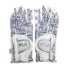 [ прекрасный товар ]FILA GOLF filler Golf ногти cut перчатка обе рука общий рисунок оттенок белого S-M Golf одежда 