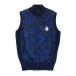 BEAMS GOLF Beams Golf переключатель вязаный Zip лучший камуфляж рисунок темно-синий серия S Golf одежда мужской 