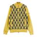 MUNSING WEAR Munsingwear одежда подкладка есть вязаный жакет общий рисунок оттенок желтого M Golf одежда женский 