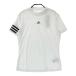 [ новый товар ]ADIDAS GOLF Adidas Golf HM8381 с высоким воротником короткий рукав футболка общий рисунок оттенок белого S Golf одежда женский 