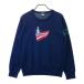 MUNSING WEAR Munsingwear одежда длинный рукав вязаный свитер темно-синий серия M Golf одежда мужской 