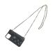 CHANEL Chanel цепь iPhone кейс matelasse оттенок черного iphone14 PROMAX соответствует 